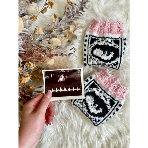 Sydänääni-kirjoneulesukat, neuleohje