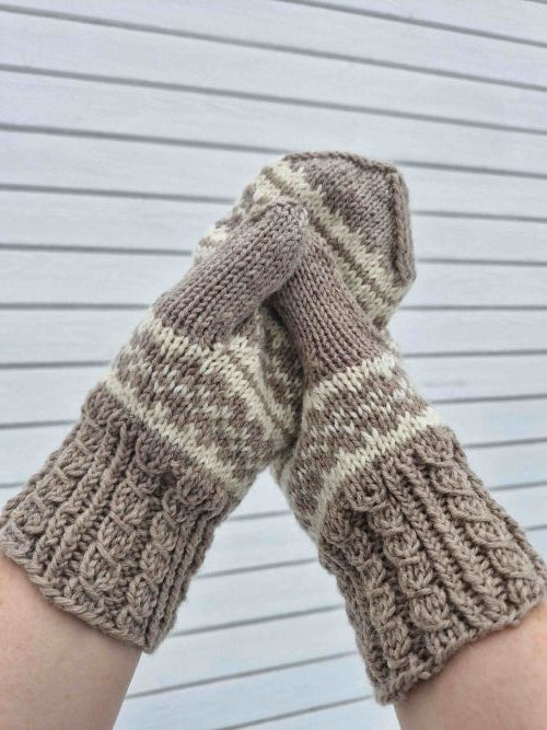 Kirjoneulelapaset setti, neuleohjeet