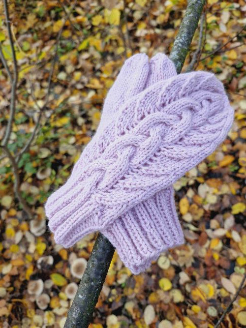 Aallot-lapaset, neuleohje