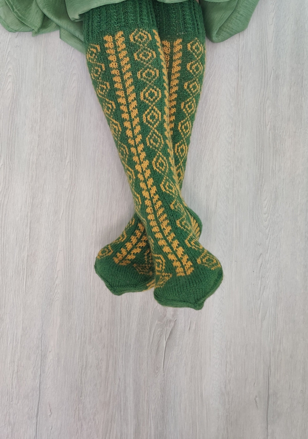 Alku-villasukat, neuleohje