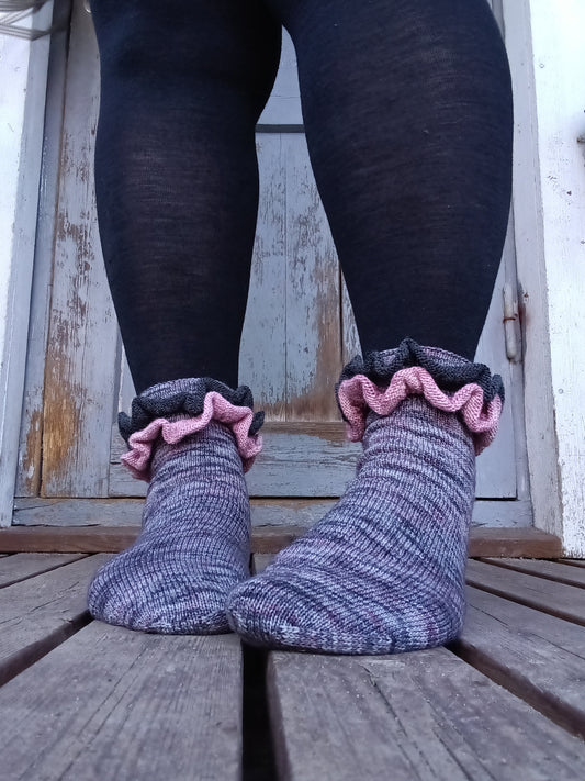 Annalise-sukat, neuleohje