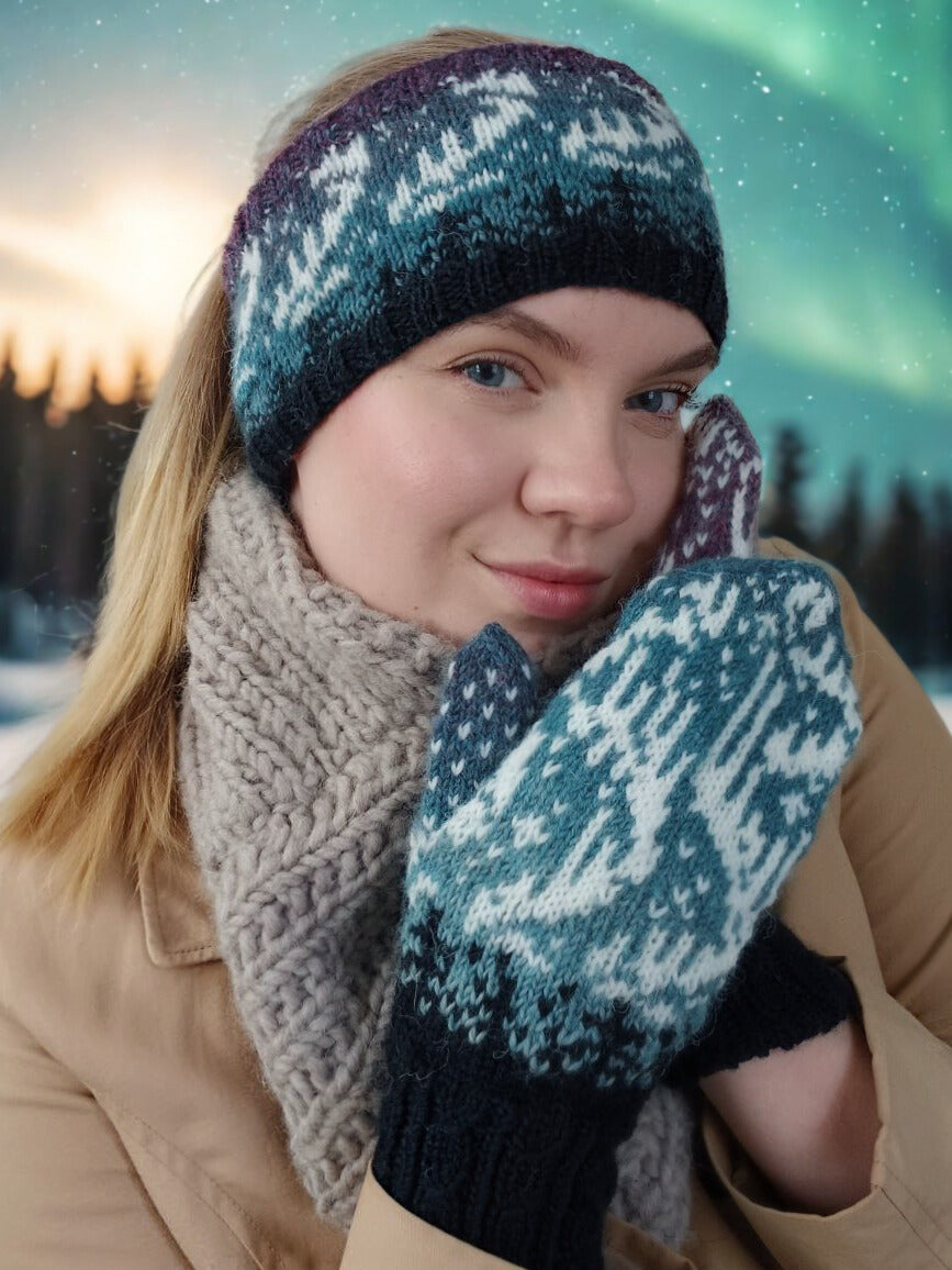 Auroora-panta, neuleohje