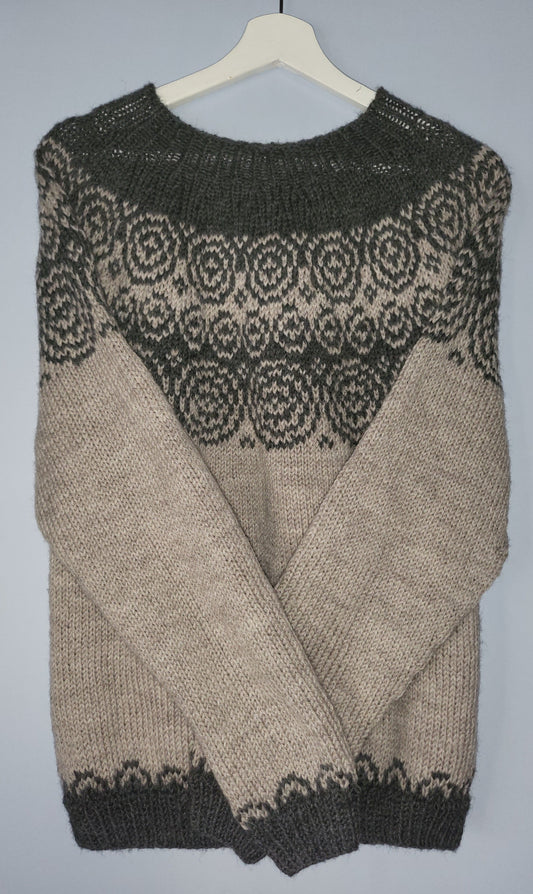 Bubbles-villapaita, neuleohje