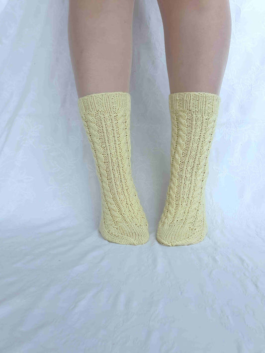 Choice-palmikkosukat, neuleohje