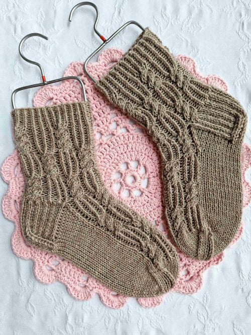 Coffee Spin-palmikkosukat, neuleohje