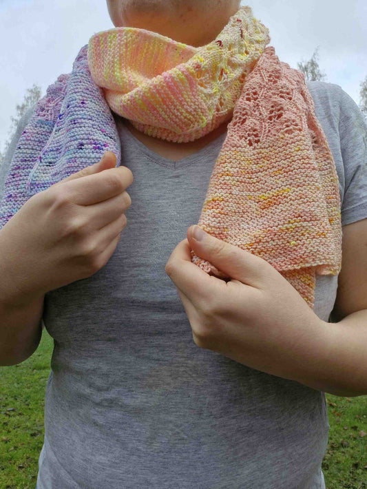 Eloisa-huivi, neuleohje