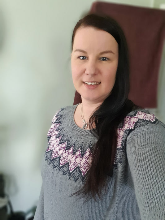 Freyja-neulepusero, neuleohje