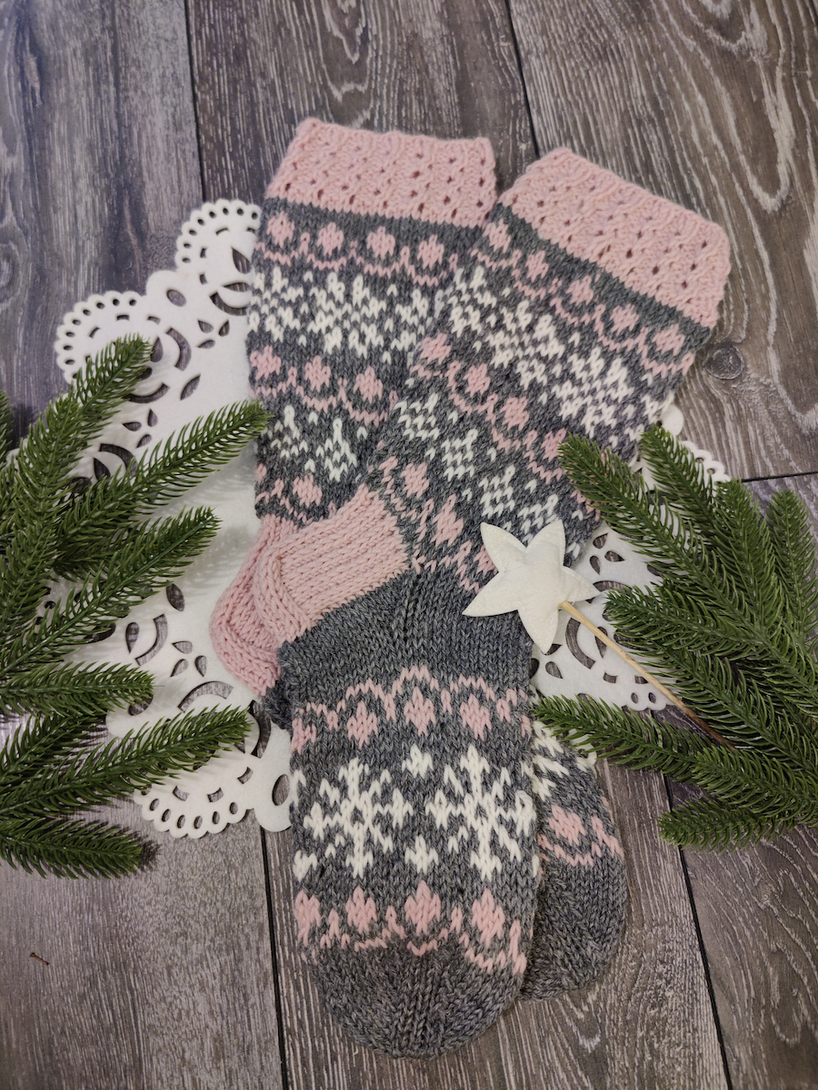 Hippuset-villasukat, neuleohje