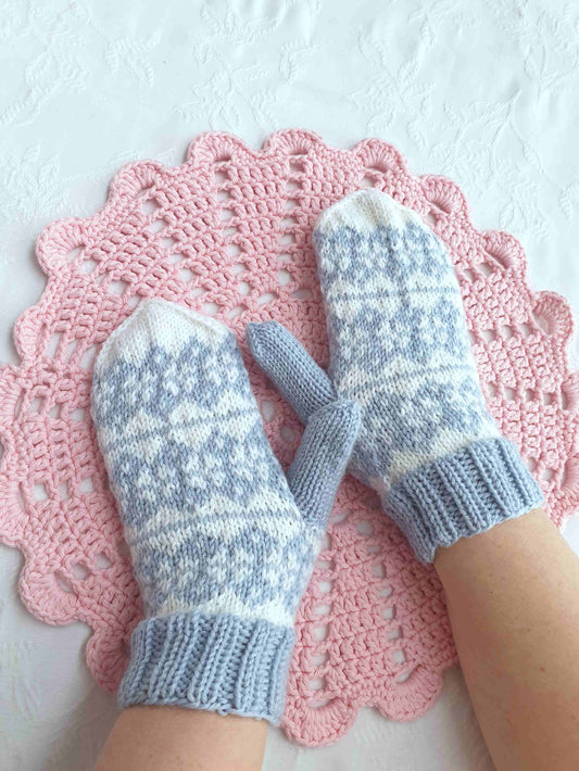 Hiutale-lapaset, neuleohje