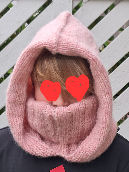 Huppukauluri, neuleohje