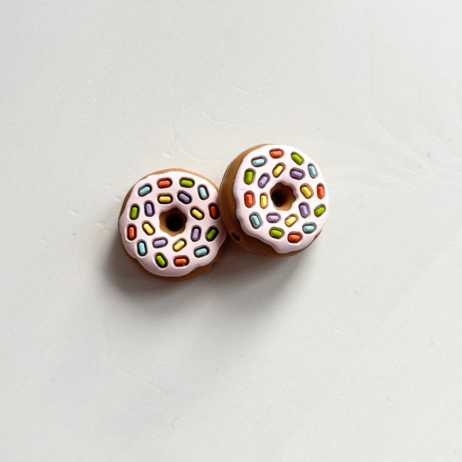 Puikkostopparit, Donitsi, ruskea/vaaleanpunainen