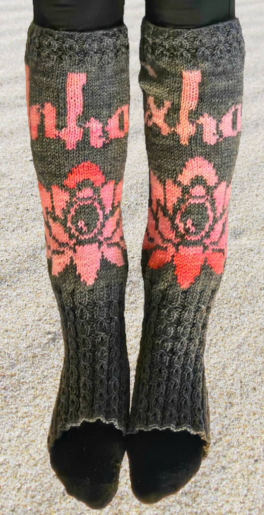 Inhale, Exhale-joogavillasukat, neuleohje