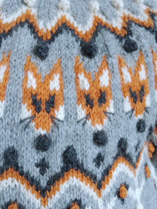 Lasten Kettujuttu-kaarrokeneule, neuleohje