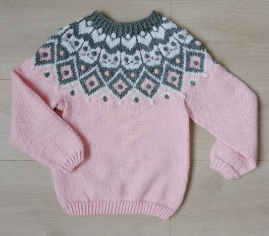 Lasten KSS KSS-kaarrokeneule, neuleohje