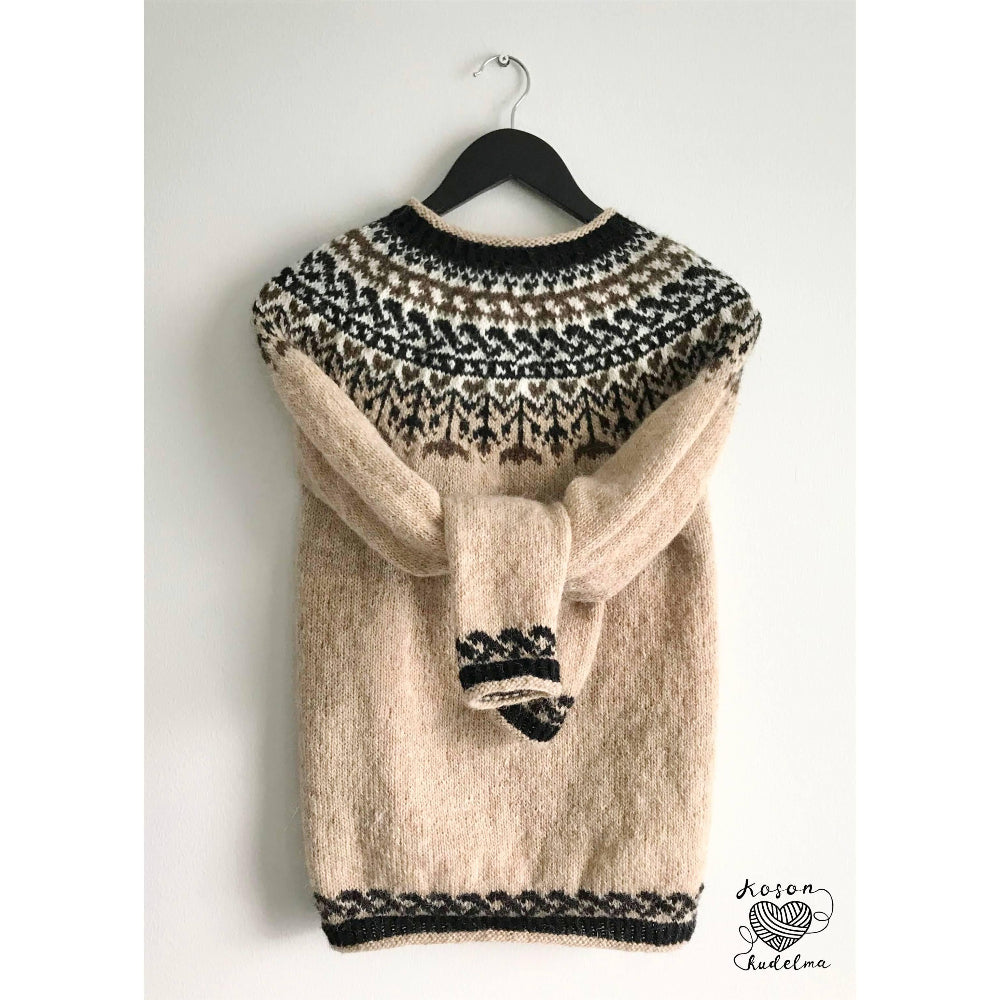 Kaamos-kaarrokeneule, neuleohje