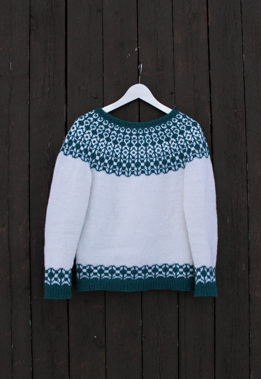 Kaiku-kaarrokeneule, neuleohje