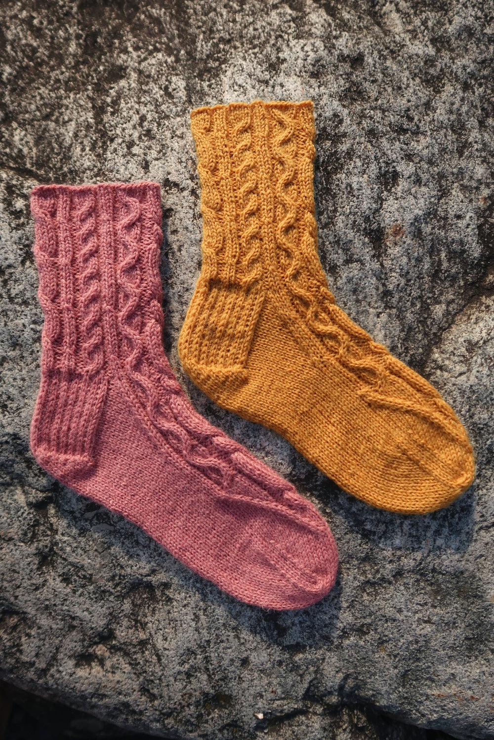 Karuselli-sukat, neuleohje