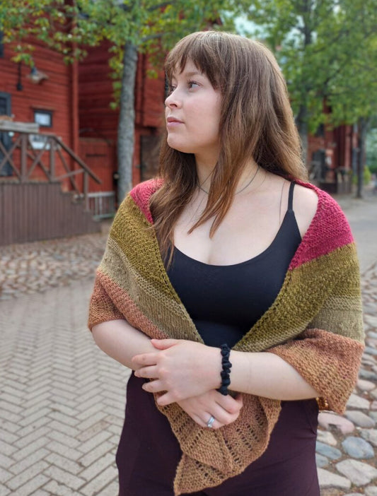 Katve-huivi, neuleohje