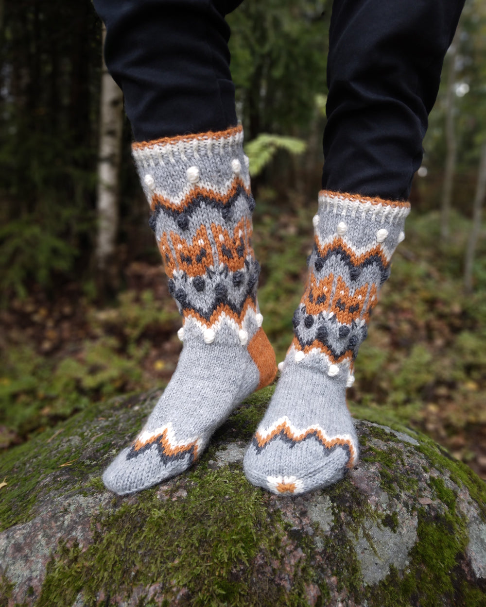 Kettujuttu-sukat, neuleohje