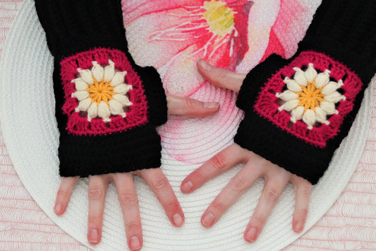 Kukkakämmekkäät, virkkausohje