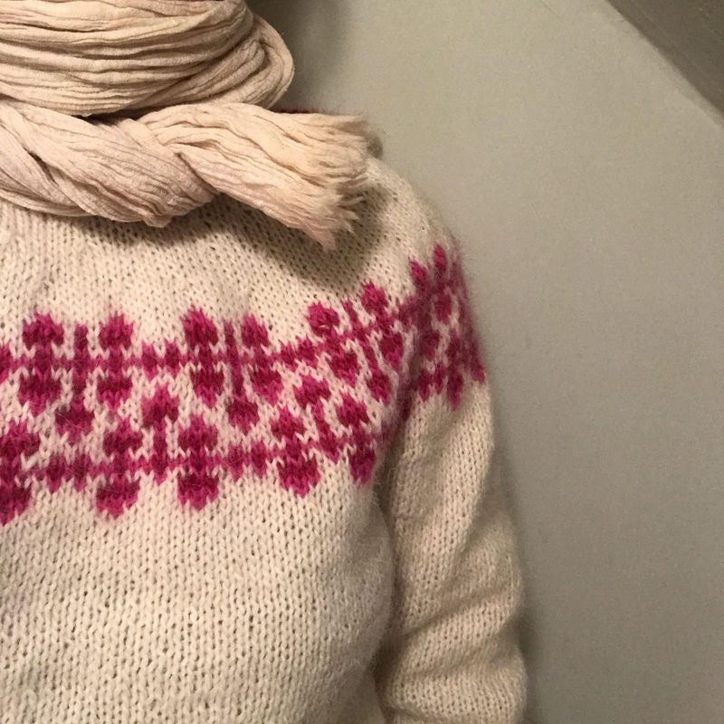 Lumikki-villaneulehuppari, neuleohje