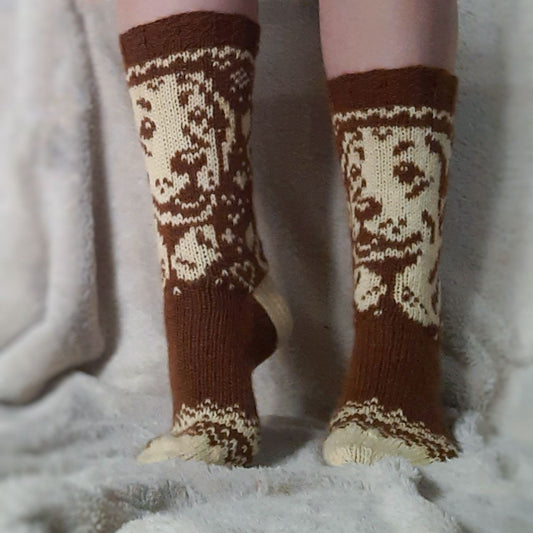 Labbikset-sukat, neuleohje