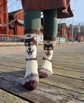 Lapinkoira-sukat, neuleohje