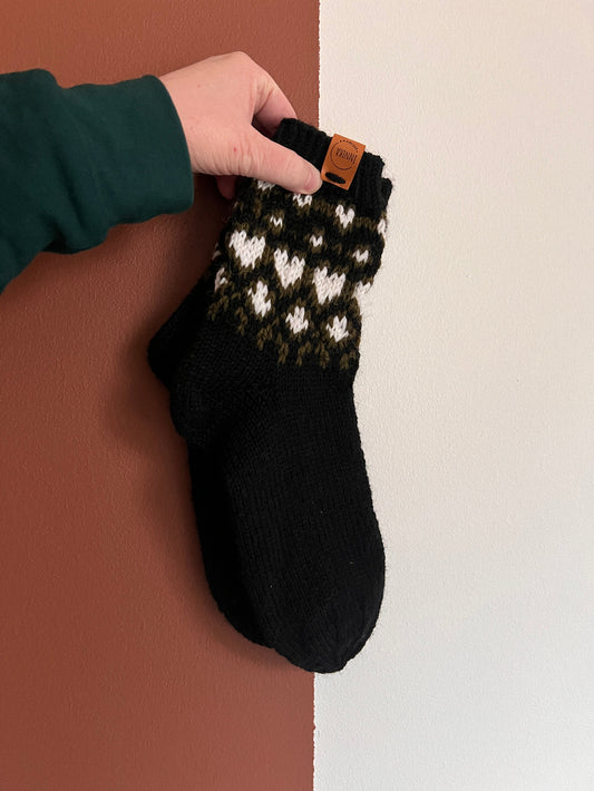 Lilla Aurora-villasukat, neuleohje