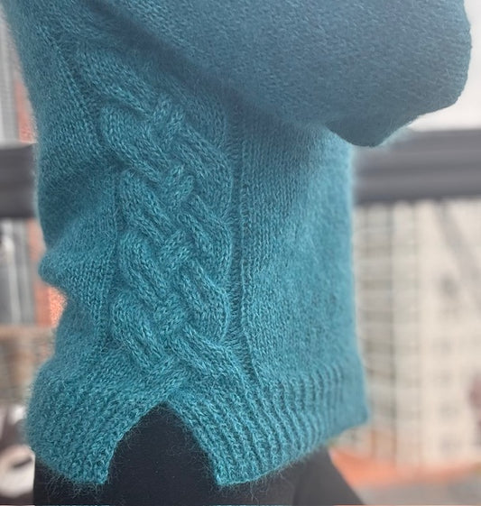 Lumotar-villapaita, neuleohje