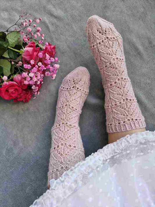 Esperanza-pitsineulesukat, neuleohje