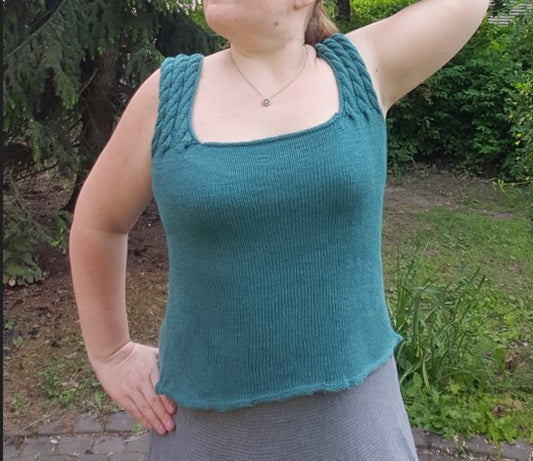 Johanna-toppi, neuleohje