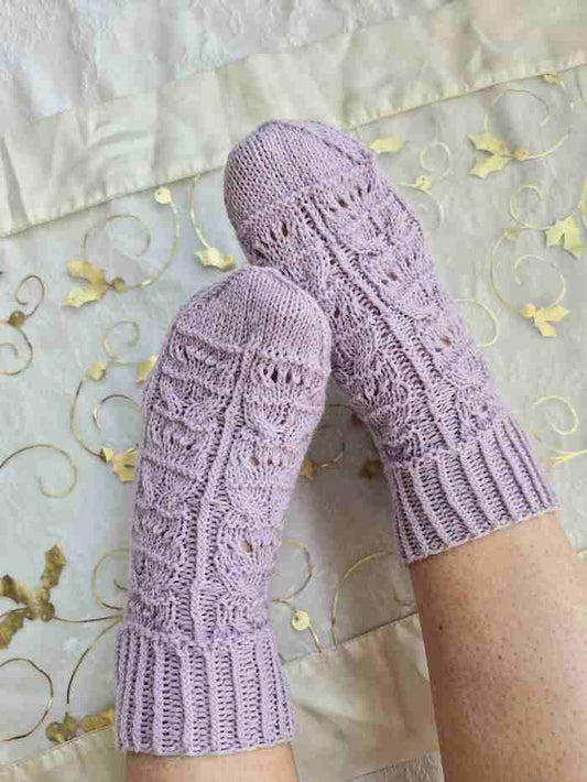 Vivi-villasukat , neuleohje