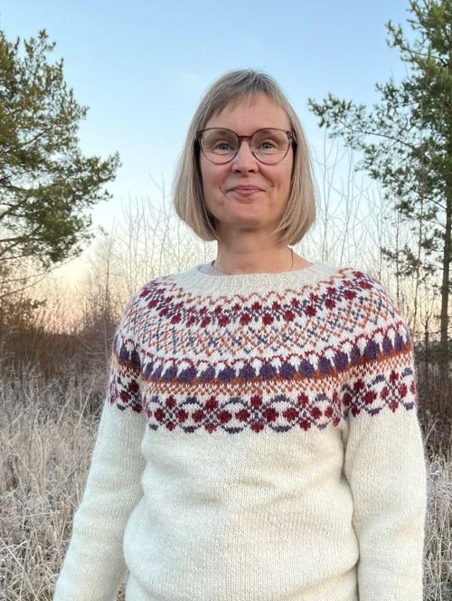 Marjat-kaarrokeneule, neuleohje