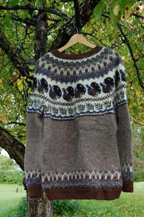 Ukkometso-kaarrokeneule, neuleohje