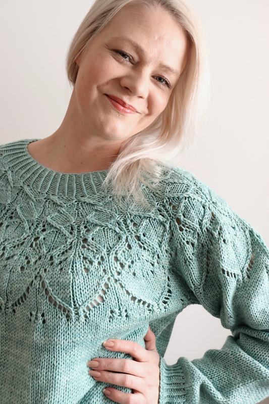 Minttu-kaarrokeneule, neuleohje