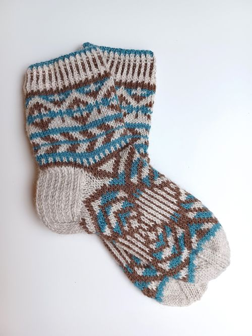 Native-sukat, neuleohje