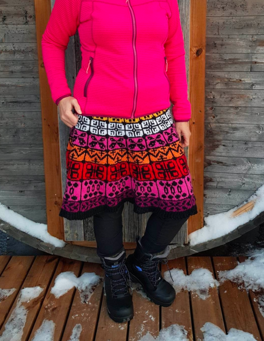 Karuselli-hame, neuleohje