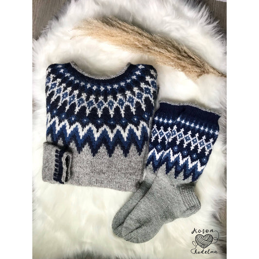 Nietos-kaarrokeneule, neuleohje