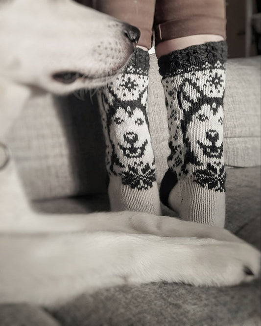 Njargat-sukat, neuleohje