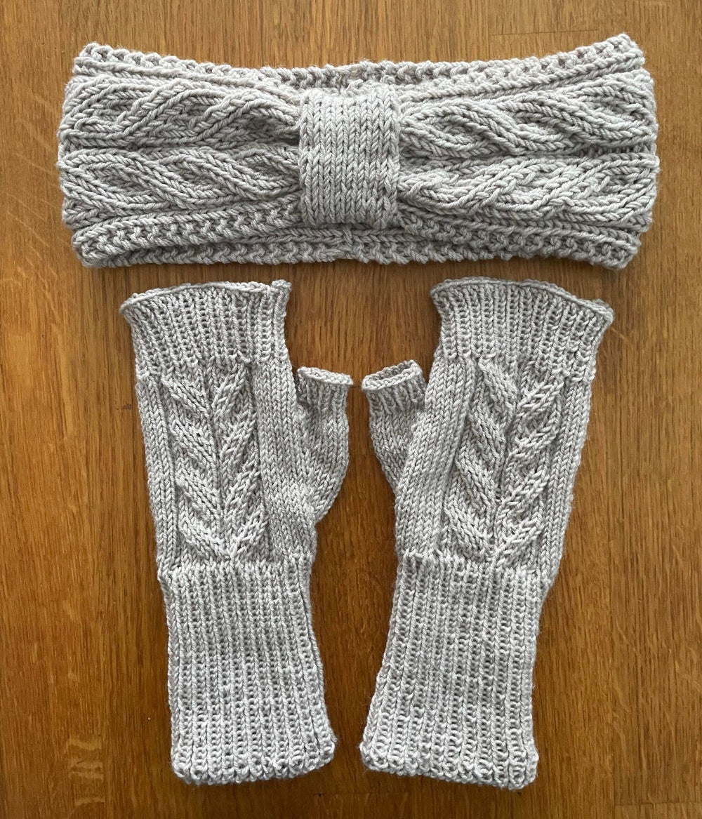 Odessa kämmekkäät & panta, neuleohje