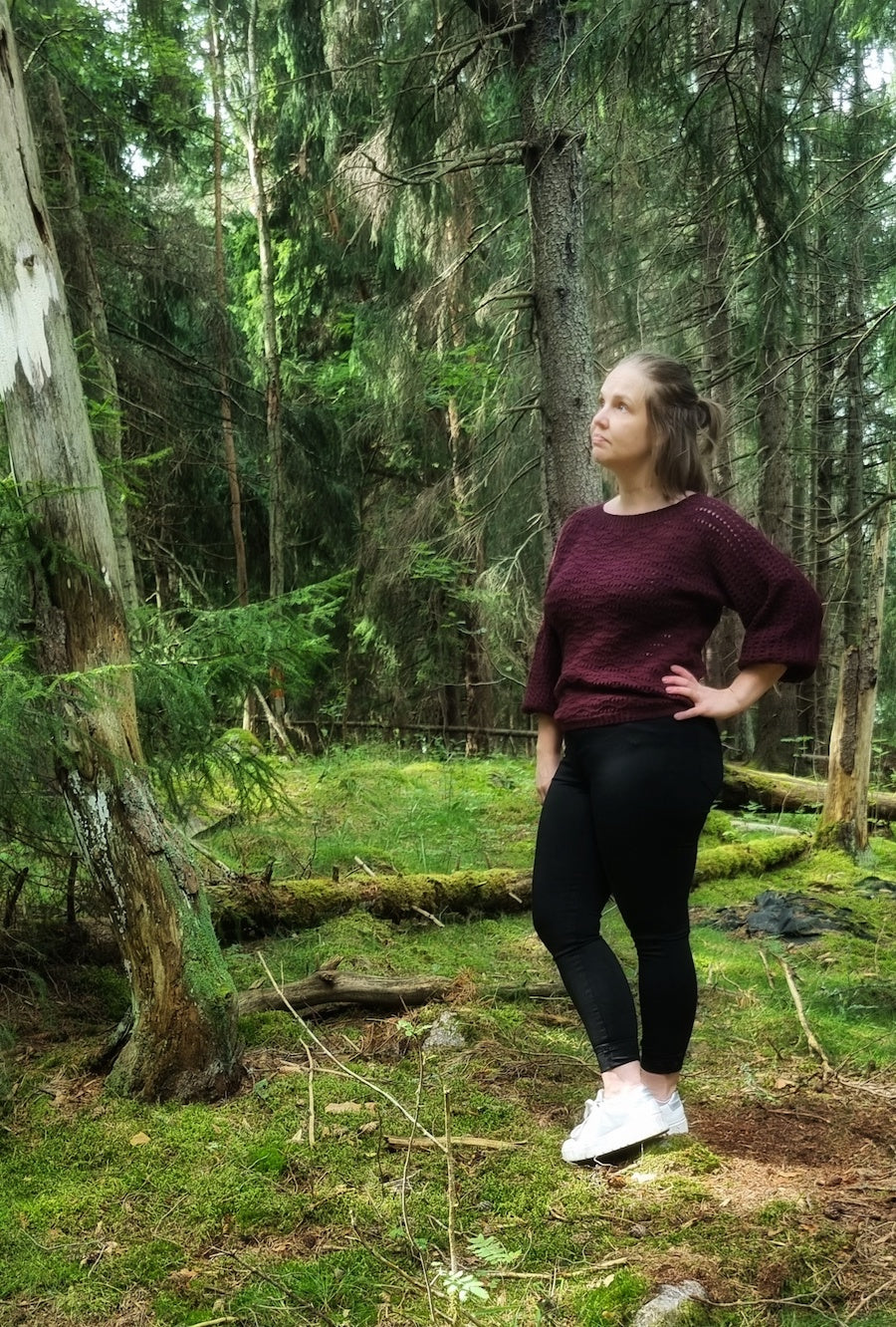 Olivy-paita, neuleohje