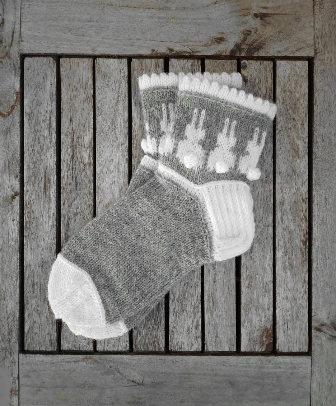 Pupuset-sukat, neuleohjesetti