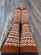 Paju-sukat, neuleohje