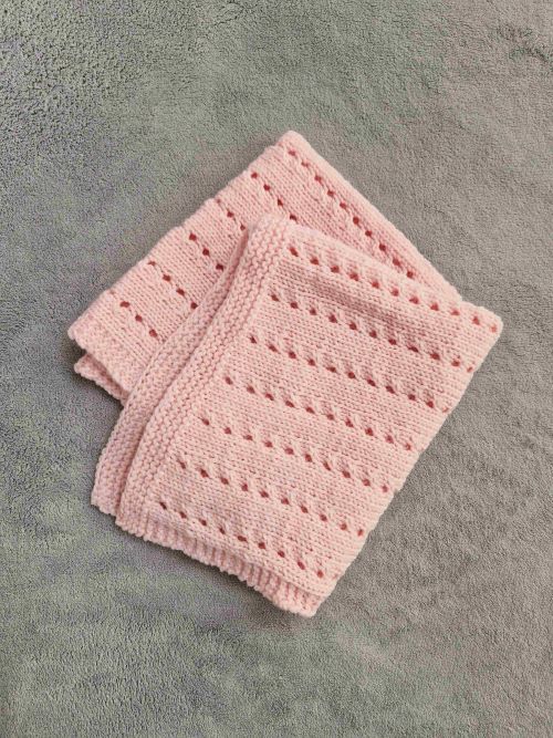 Rakkaudella-peitto vauvalle, neuleohje