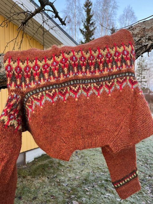 Ruska-neule, neuleohje