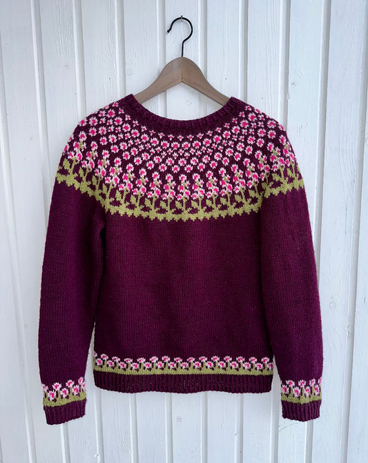 Salkoruusu-kaarrokeneule, neuleohje