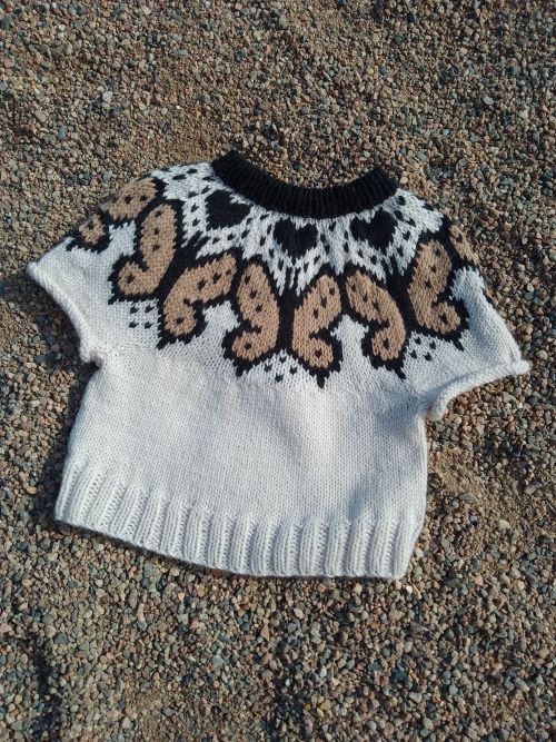 Lasten Siipiä vaille-neule, neuleohje