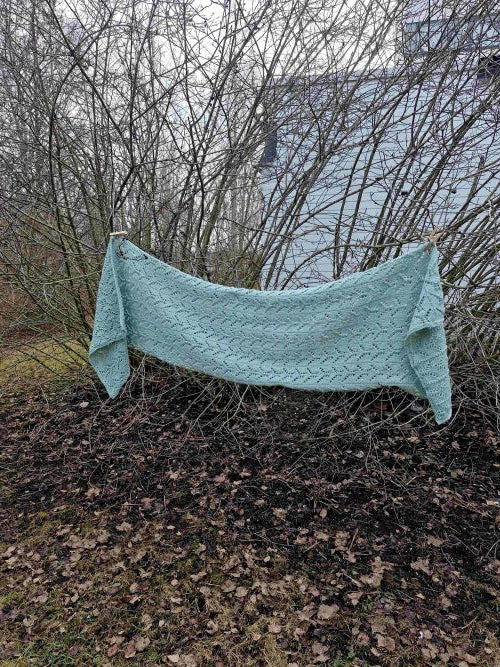 Summer Breeze-pitsihuivi, neuleohje