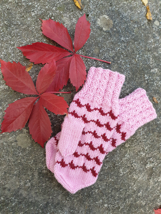 Syke-lapaset - lapsi & aikuinen, neuleohje