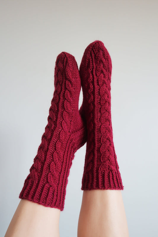 Syreeni-sukat, neuleohje